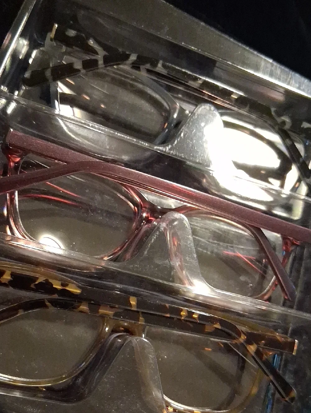 Foster Grant Women's Tortoiseshell and Brown & Pink Reading Glasses Set +1.50